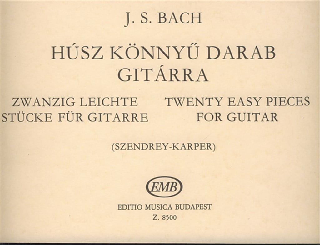 Zwanzig leichte Stücke für Gitarre